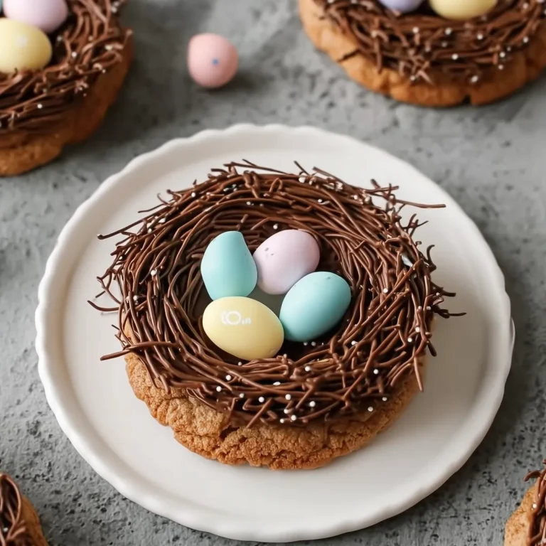 Birds Nests Cookies