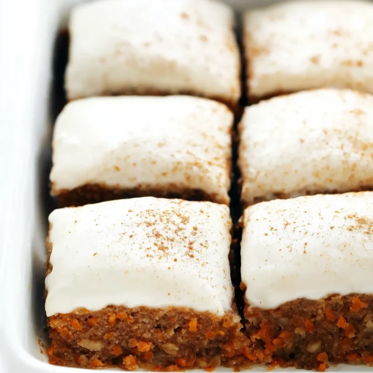 Carrot Cake Bars