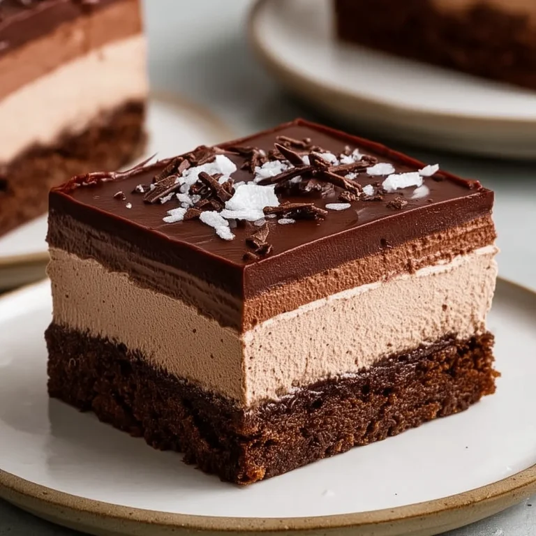 Chocolate Mousse Brownies