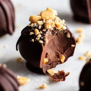 Chocolate Peanut Butter Whiskey Truffles