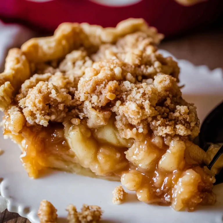 Dutch Apple Crumble Pie