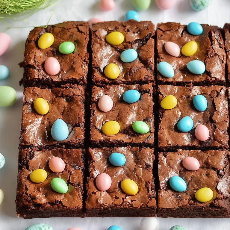 Easter Mini Egg Brownies
