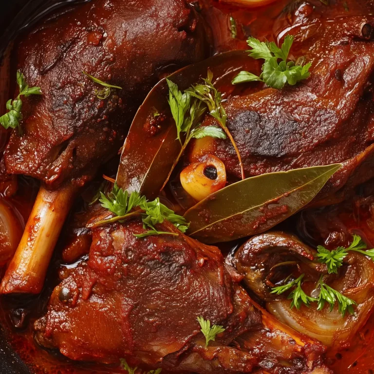 Greek-Style Braised Lamb Shanks