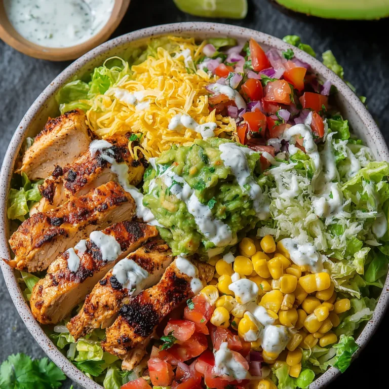 Healthy Chicken Taco Bowls