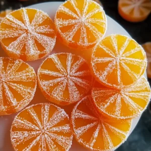 Homemade Orange Candy