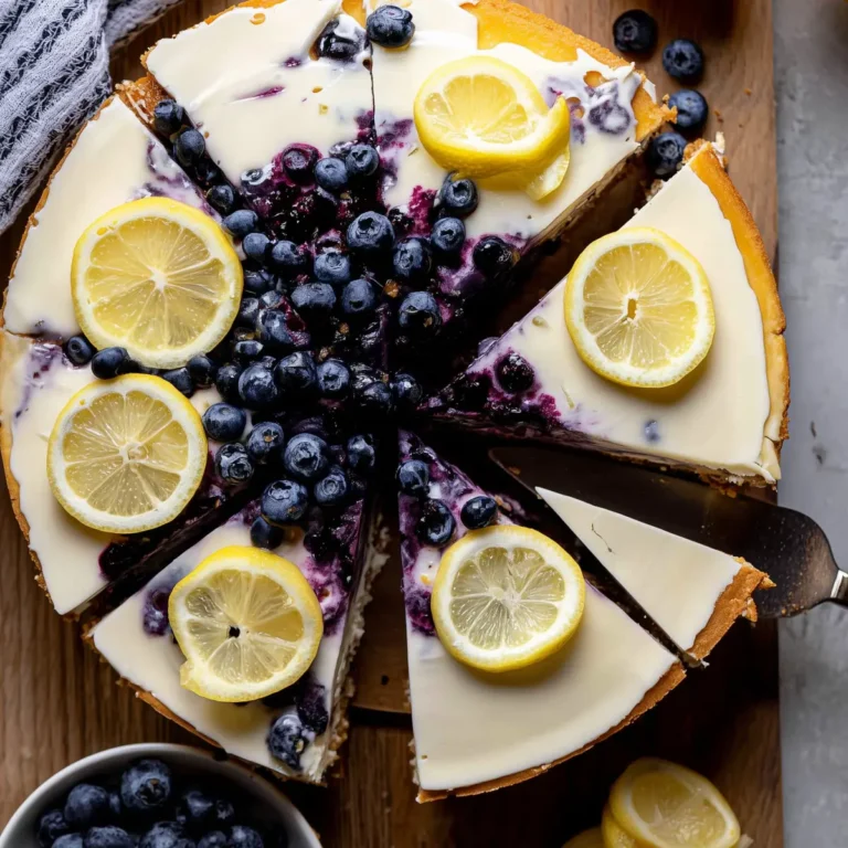 Lemon Blueberry Cheesecake