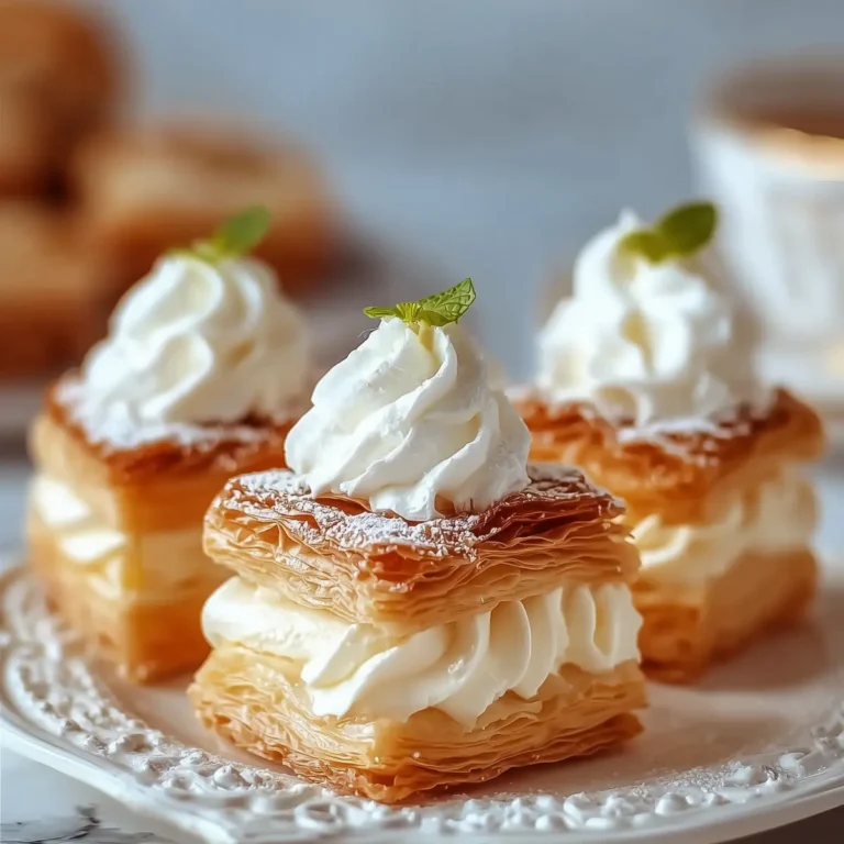 Mini Napoleon Pastries