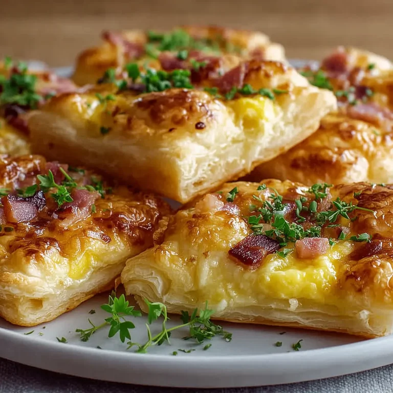 Mini Puff Pastry Breakfast Squares