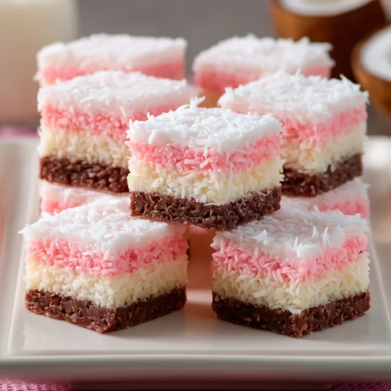 Neapolitan Coconut Candy