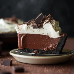 No-Bake Baileys Chocolate Pie