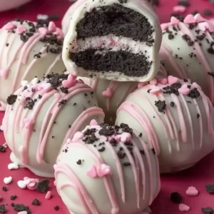 No-Bake Oreo Balls for Valentine’s Day
