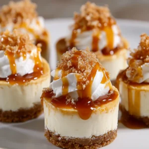 No Bake Salted Caramel Cheesecake Cups