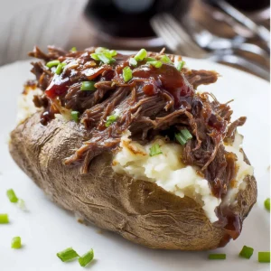 Pot Roast Twice Baked Potato