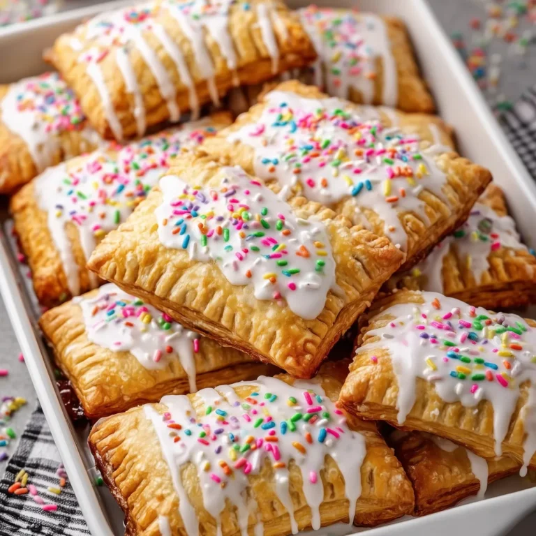 Protein Pop Tarts with Strawberry Jam and Vanilla Glaze