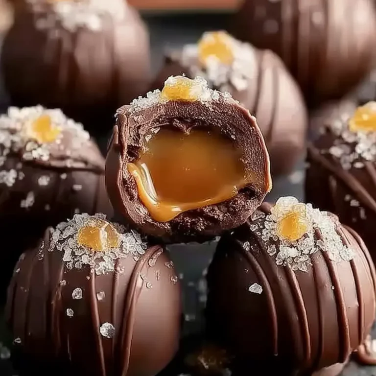 Salted Caramel Fudge Truffles