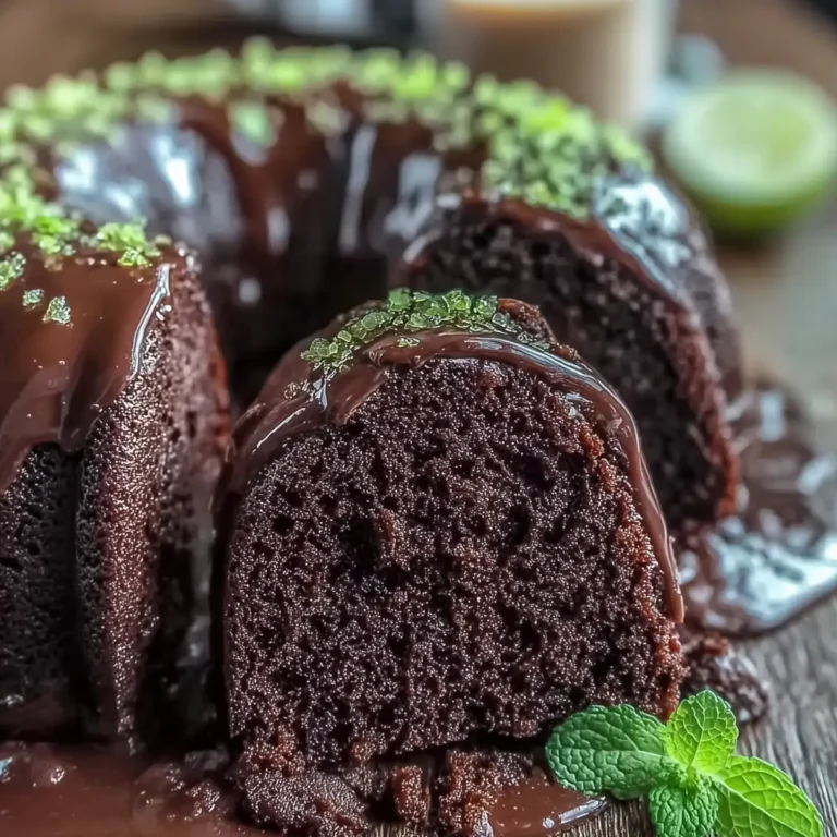 St. Patrick's Day Chocolate Guinness Bundt Cake with Stout Glaze