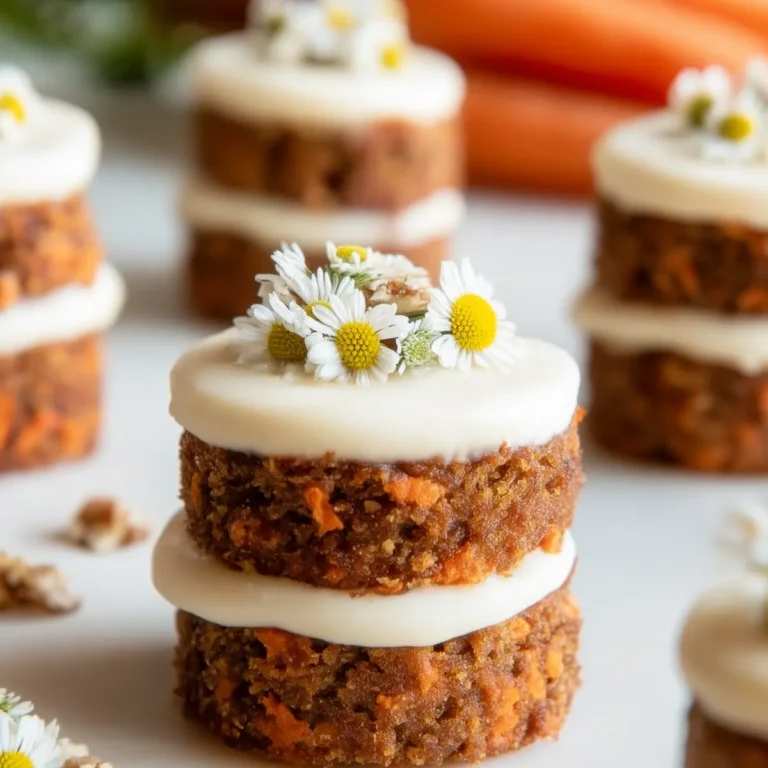 mini carrot cakes