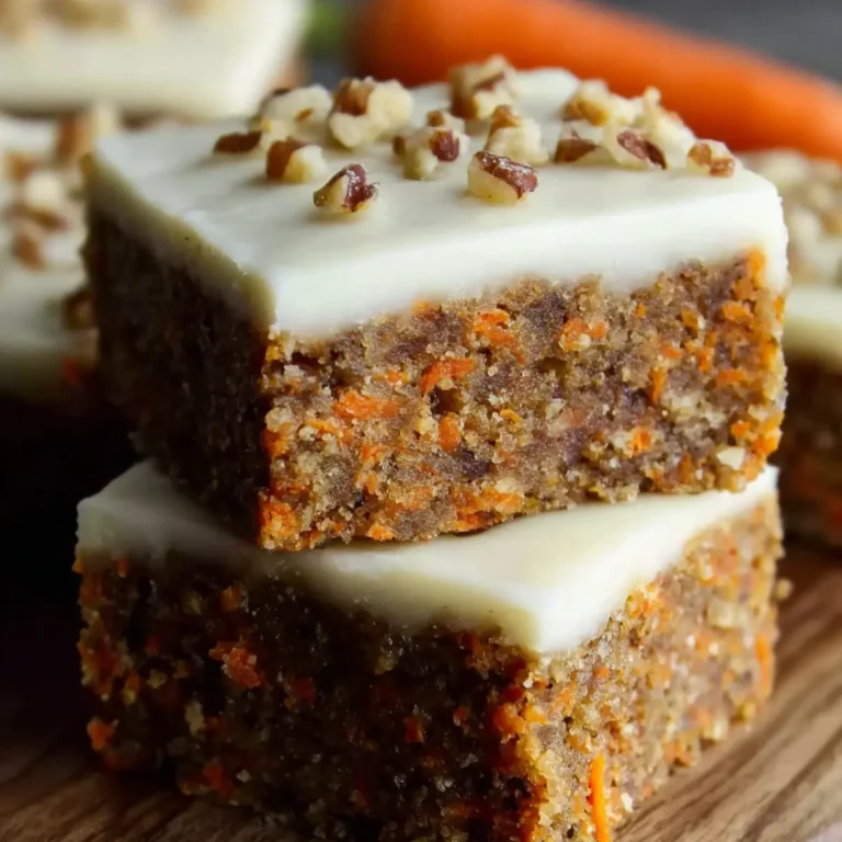Carrot Cake Bars with Cream Cheese Frosting
