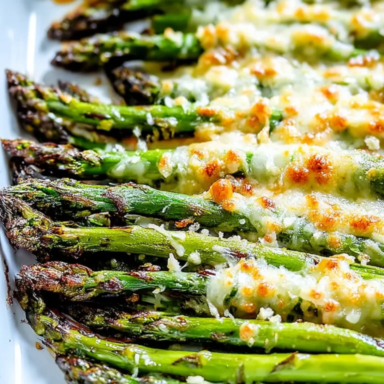 Cheesy Garlic Roasted Asparagus