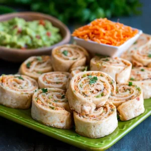 Chicken Taco Pinwheels