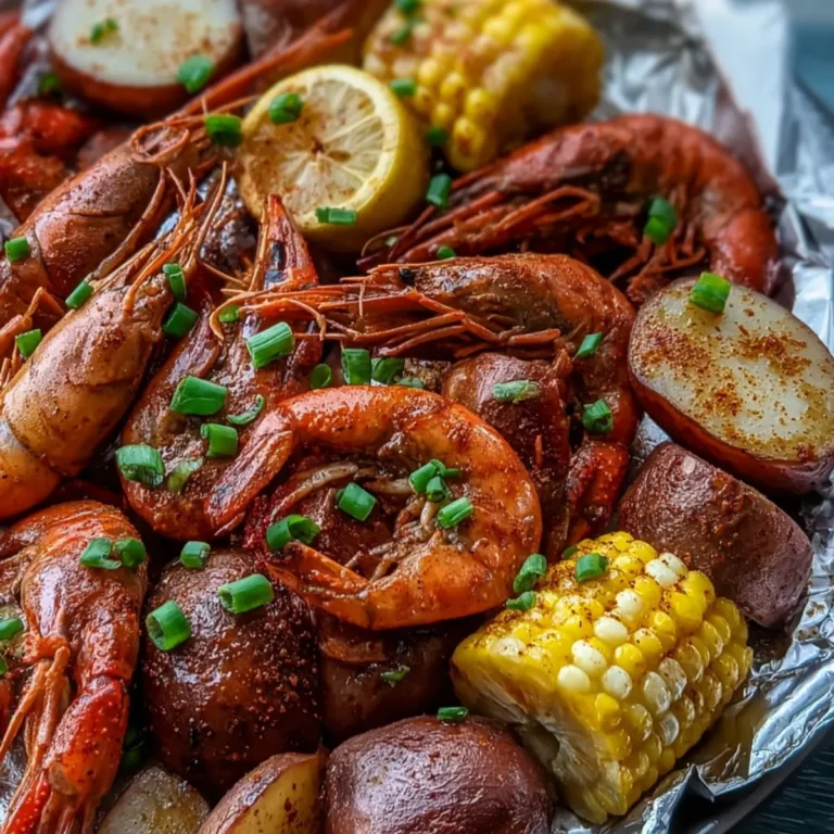 Crawfish Boil Foil Packets