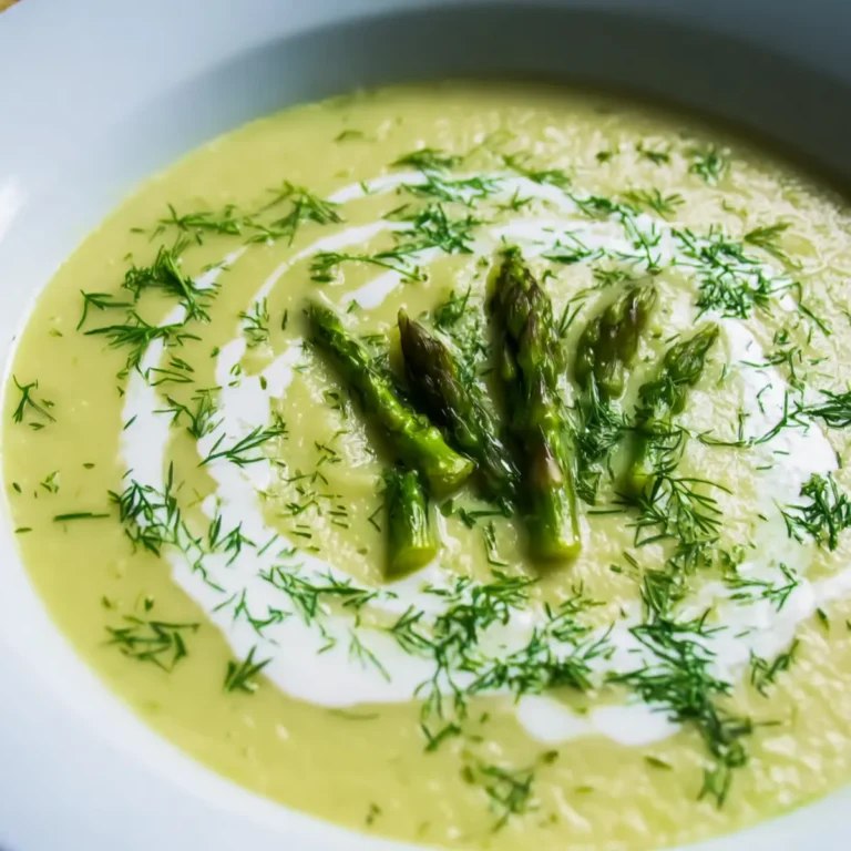 Creamy Asparagus Lemon Soup