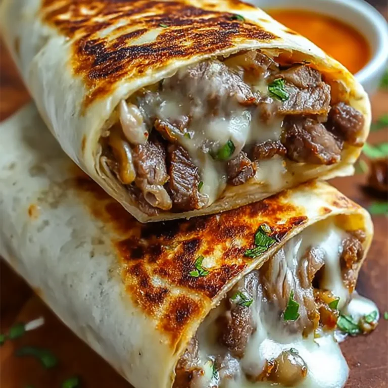 Crispy Philly Cheesesteak Grilled Wraps