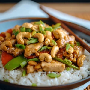 Crockpot Cashew Chicken