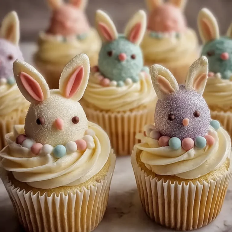 Easter Bunny Egg Cupcakes