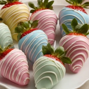 Easter Chocolate Covered Strawberries