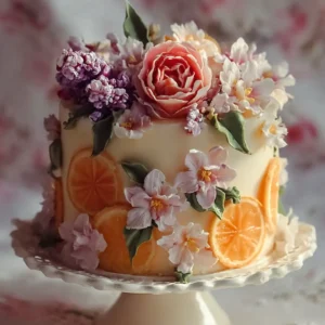 Floral Elegance Cake