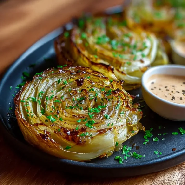 Garlic Cabbage Steaks