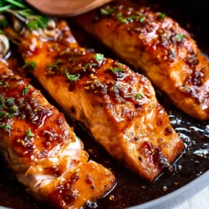 Honey Garlic Glazed Salmon