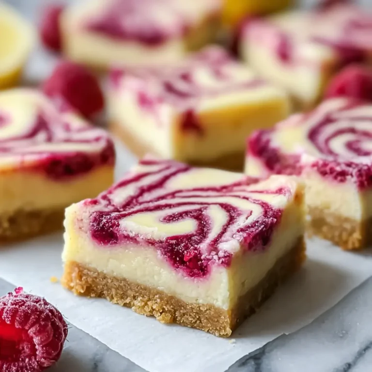 Lemon Raspberry Swirl Bars