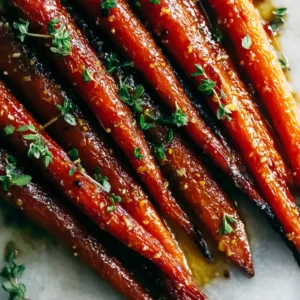 Maple Dijon Roasted Carrots