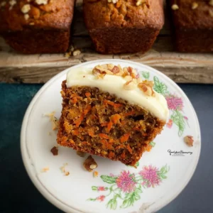 Mini Carrot Cake Loaves