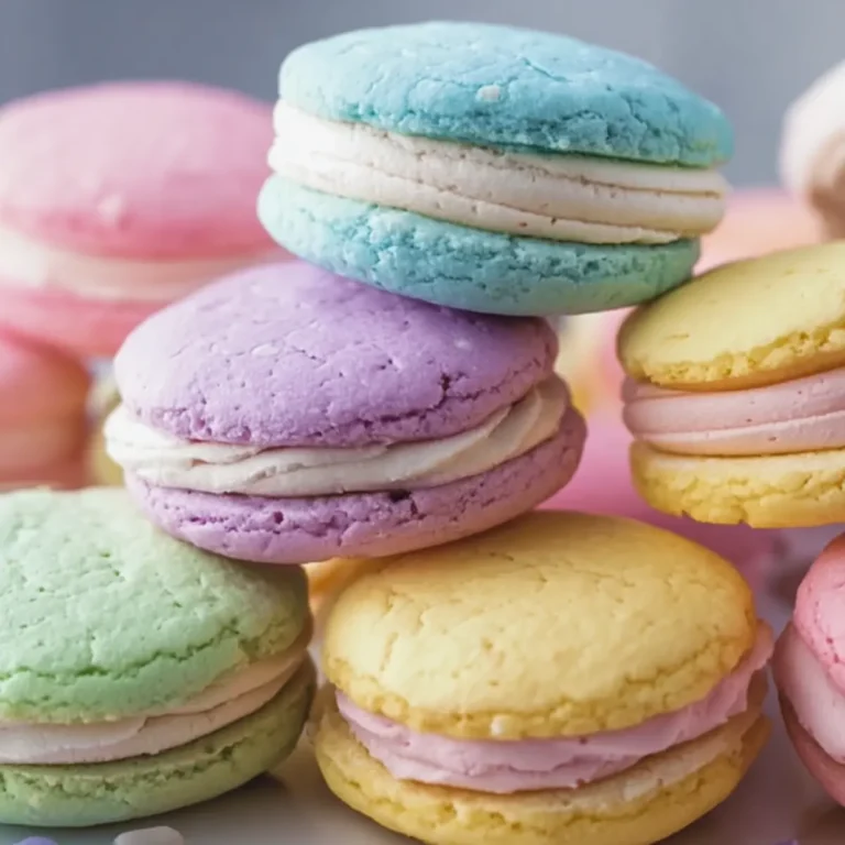 Pastel Sugar Cookie Sandwiches