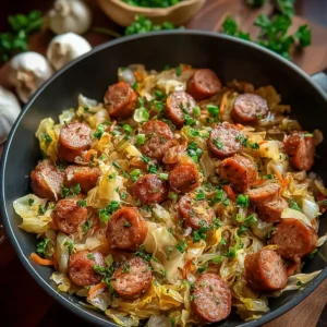 Sausage and Cabbage Stir Fry
