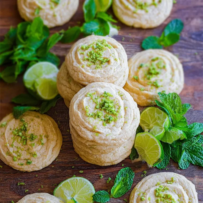 Soft and Chewy Mojito Cookies