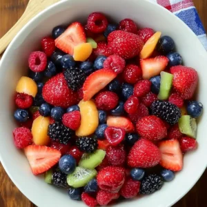 Summer Berry Fruit Salad