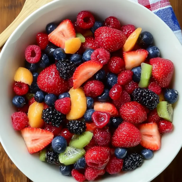 Summer Berry Fruit Salad