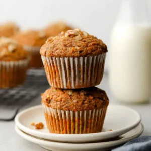 Vegan Carrot Cake Muffins